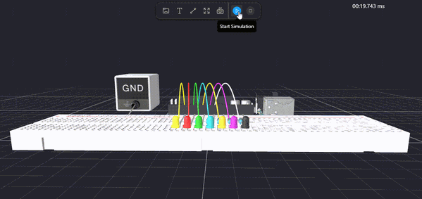 3D Sim: การสร้าง Arduino LED Running Light
