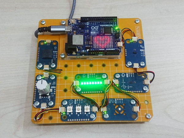 Arduino Plug and Make Kit All-Modulino Demo