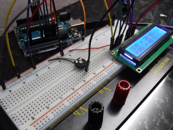 ศูนย์กลางการวัด Temperature และ Humidity ด้วย Arduino