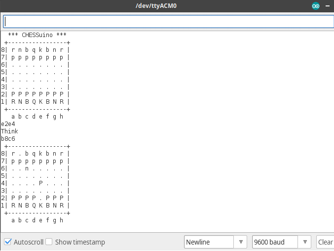 Arduino UNO MicroMax Chess