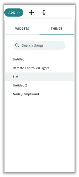 Creating widgets from things