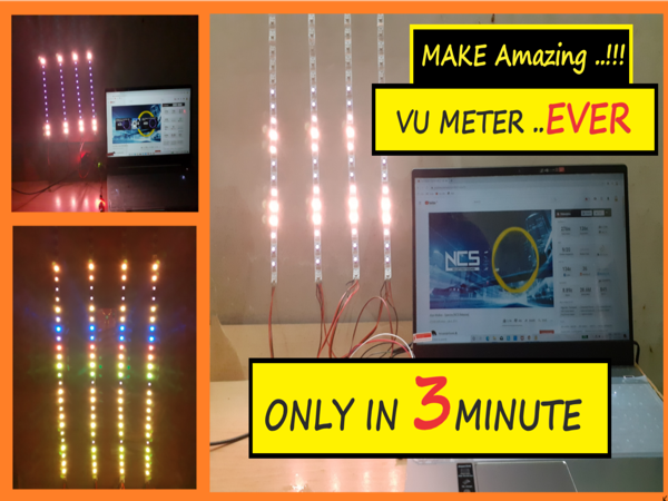 DIY Music Visualizer โดยใช้ RGB LED || Vu Meter