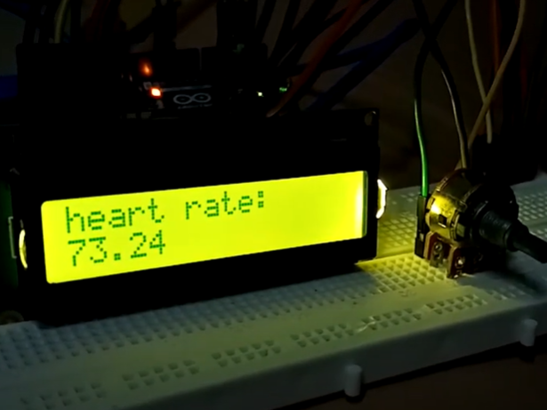 อุปกรณ์ตรวจจับและแสดงผล Heart Beat