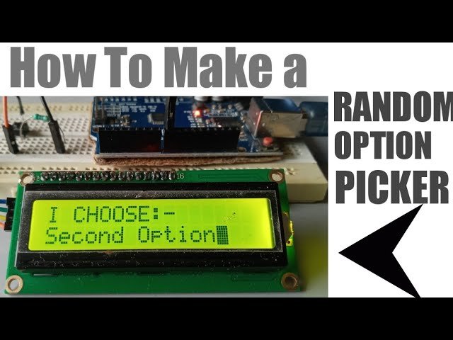 วิธีการสร้าง Random Option Picker โดยใช้ Arduino??