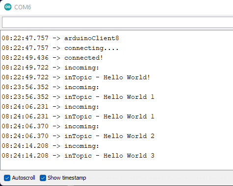 Arduino receiving data from a mobile device