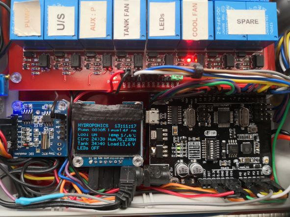 Hydroponics Uno controller.