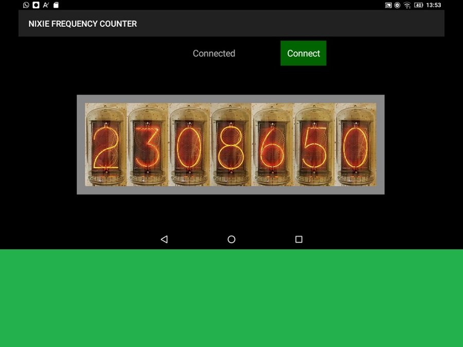 Nixie-phile Frequency counter