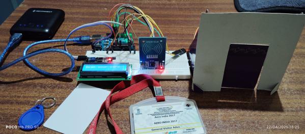 โปรเจกต์ ระบบเข้าออกประตูด้วย RFID ที่ปลอดภัยโดยใช้ Arduino และ LCD พร้อม Servo motor