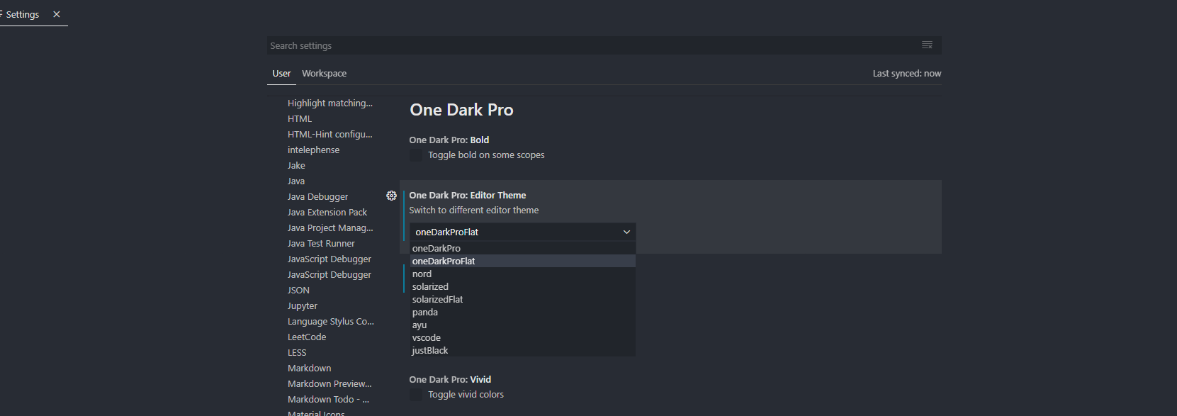 One Dark Pro Open VSX Registry