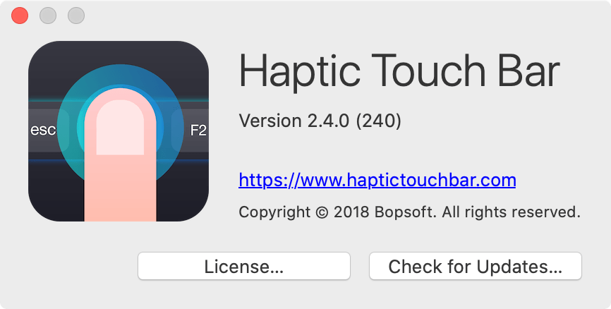 Haptic Touch Bar截图1