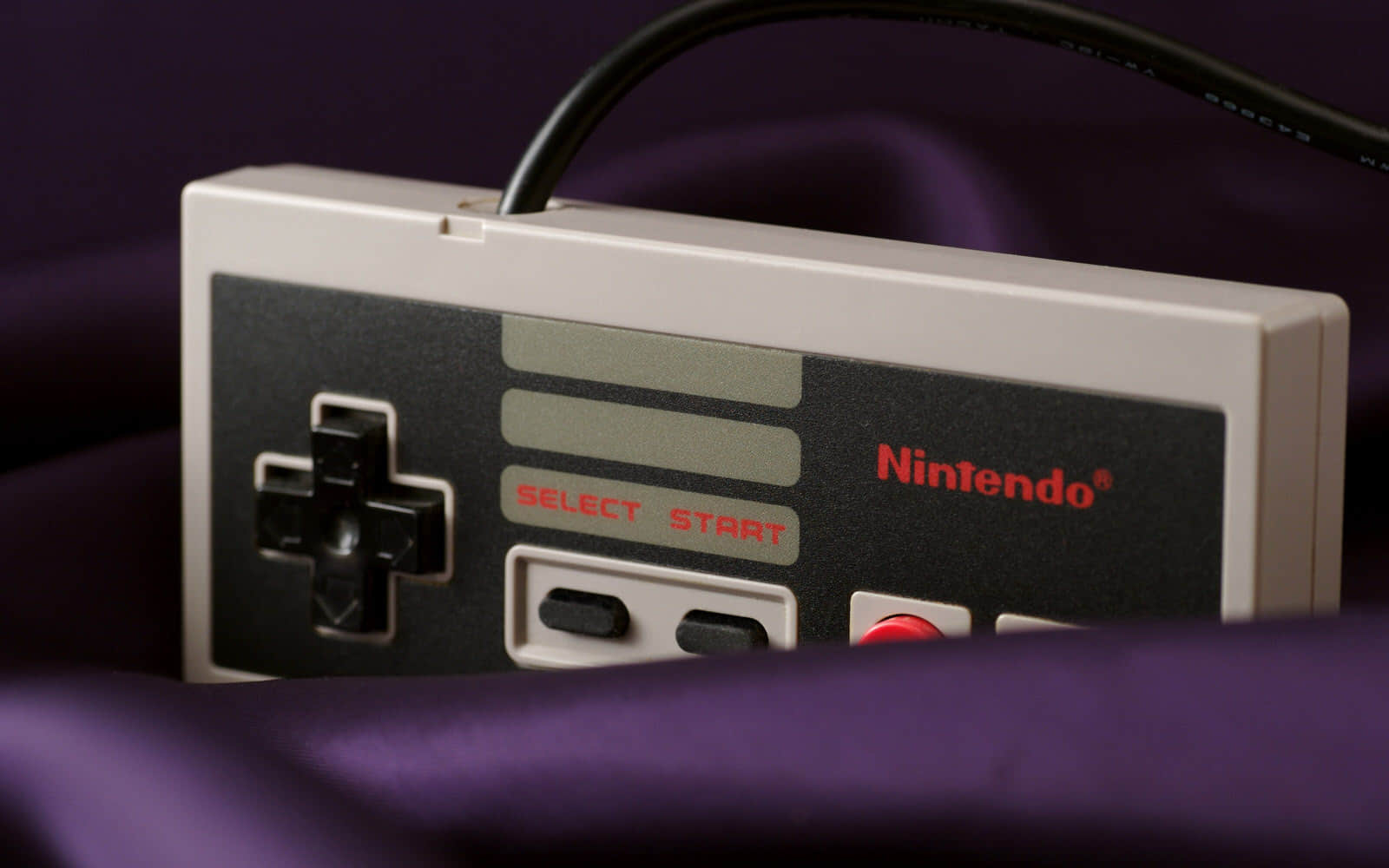 古老的NES控制手柄高清壁纸