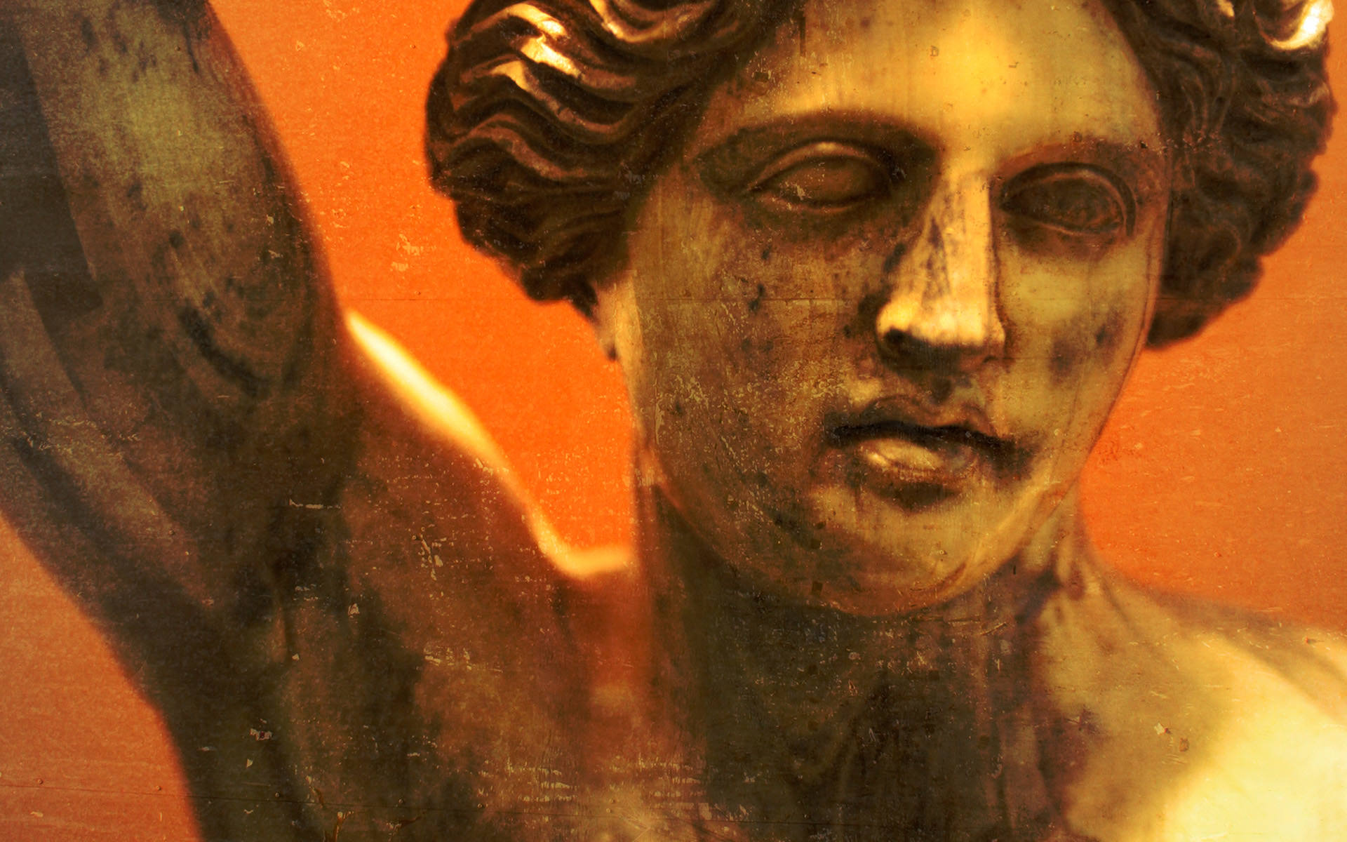 希腊博物馆的雕像高清壁纸