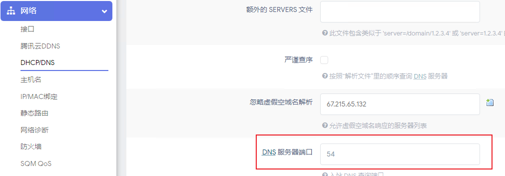 DNS 服务器端口