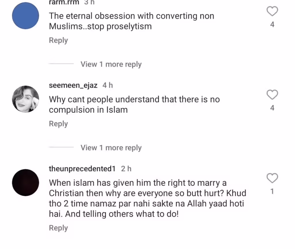 Hassan Ahmed Heavily Criticized for Wishing Sunita to Convert to Islam