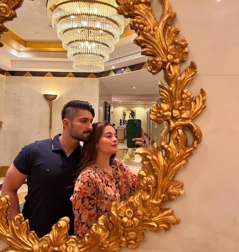 Aiman Khan and Muneeb Butt New Family Pictures