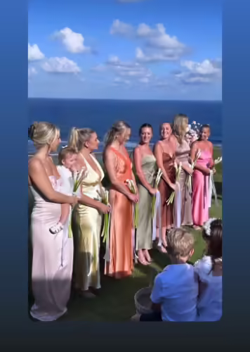 Shaniera Akram Attends Wedding in Bali, Indonesia