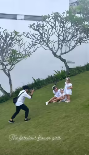 Shaniera Akram Attends Wedding in Bali, Indonesia