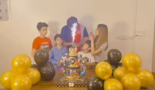 Actor Syed Jibran Birthday Celebration With Family