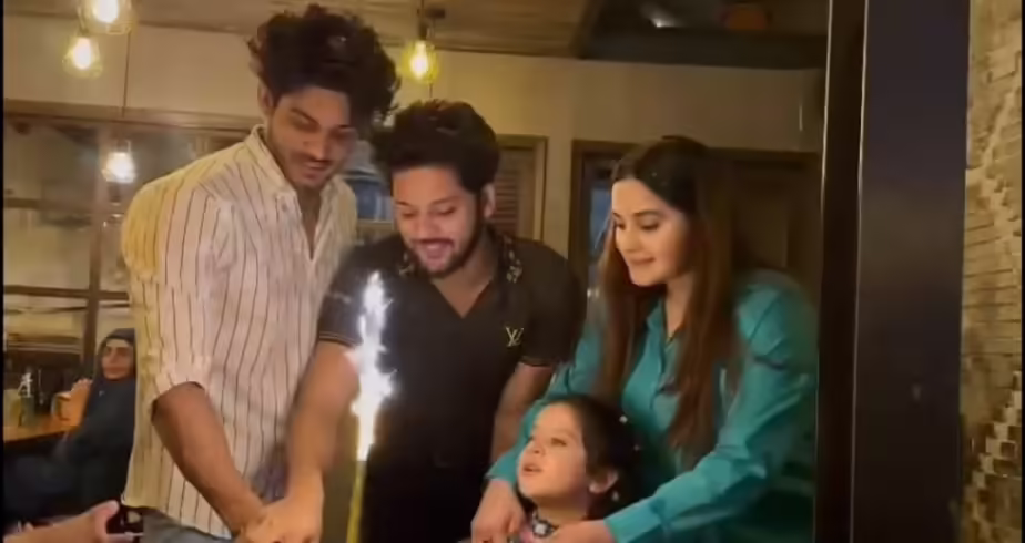 Aiman Khan & Family Pictures From Her Brothers' Birthday