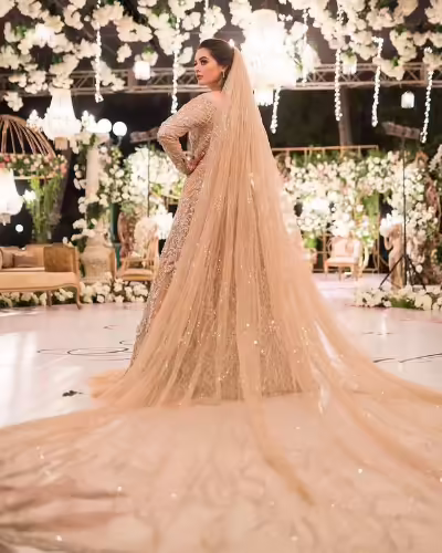 Minal Khan Walima Pictures With Her Husband Ahsan Mohsin Ikram