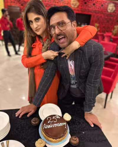 Sahiba And Rambo Celebrate 25 Years Of Marriage