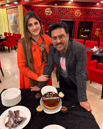 Sahiba And Rambo Celebrate 25 Years Of Marriage