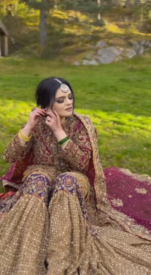 Imam Ul Haq's Bride Look From Her Mehndi Event
