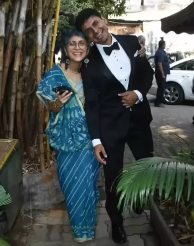 Nupur Shikhare with his mom