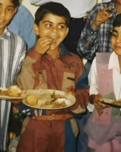 Virat Kohli Childhood Sweet Memories