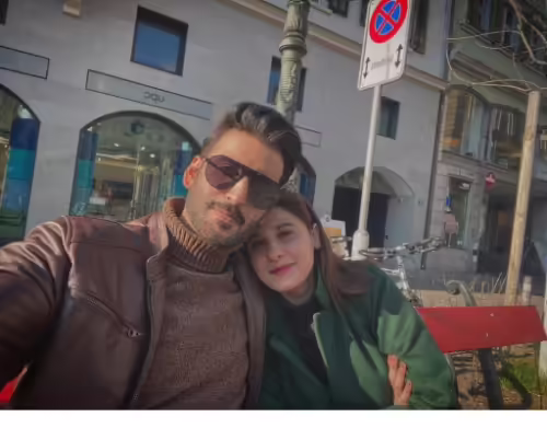 Hina Altaf and Agha Ali unseen pictures from vacation in London