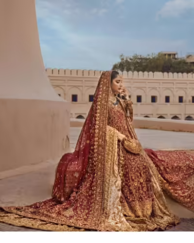 Saboor Aly takes perfection to another level with her latest bridal shoot