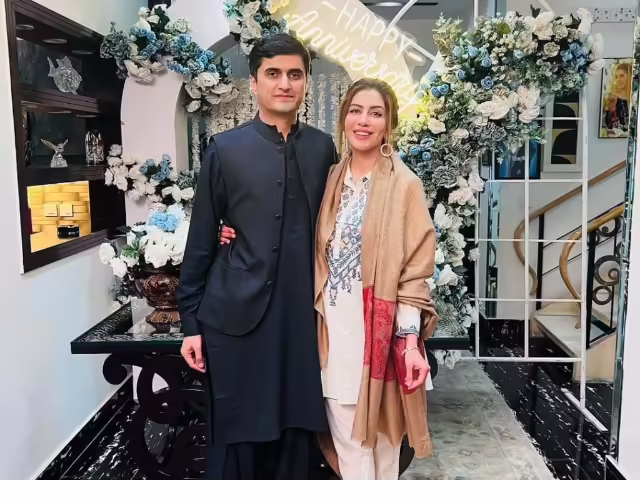 Happy Anniversary! Sadia Faisal and her family enjoy quality time together