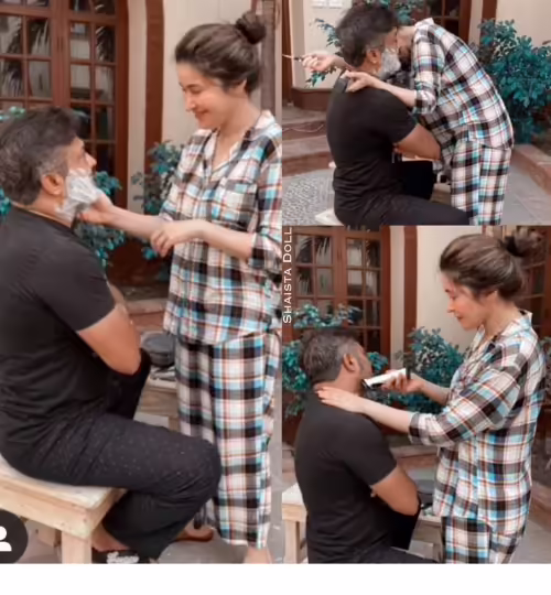 Shaista Lodhi and her husband Adnan Lodhi pull off casual looks as they spend quality time at home; PIC