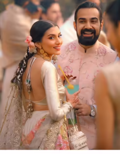 The colorful extravaganza: Zara Peerzada and Sarwan Saleh's grand shendi
