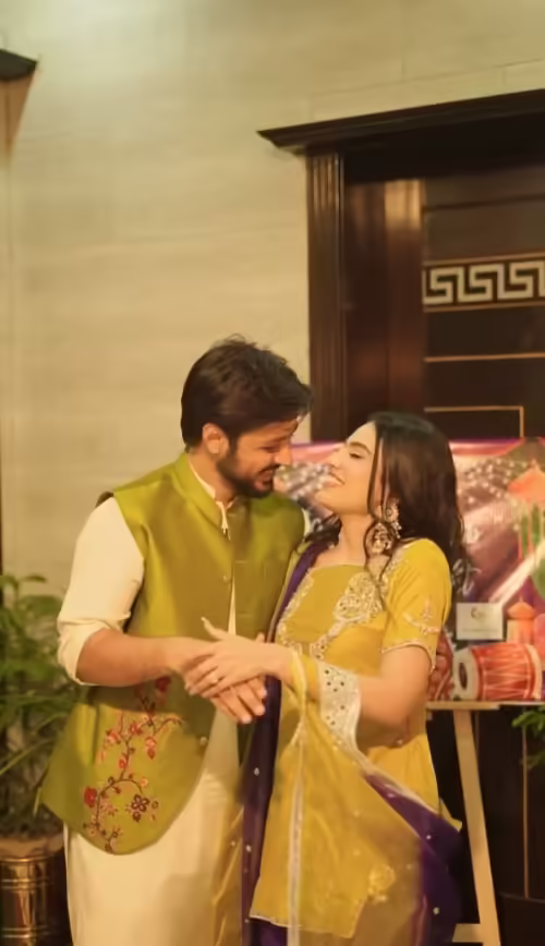 Iqra Kanwal's Grand Dholki Pictures & Video