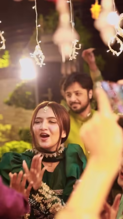 Iqra Kanwal's Grand Dholki Pictures & Video