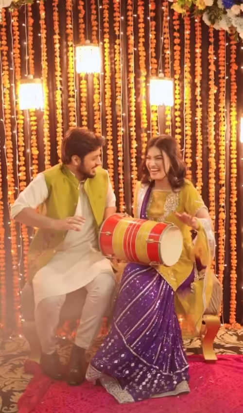 Iqra Kanwal's Grand Dholki Pictures & Video
