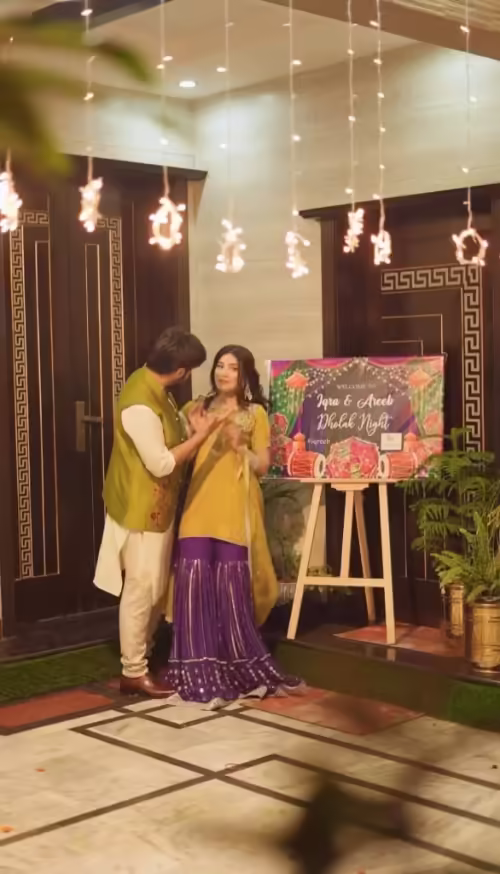 Iqra Kanwal's Grand Dholki Pictures & Video