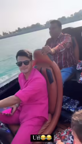 Kanwal & Zulqarnain's Jet Car Experience In Abu Dhabi