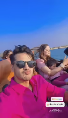 Kanwal & Zulqarnain's Jet Car Experience In Abu Dhabi