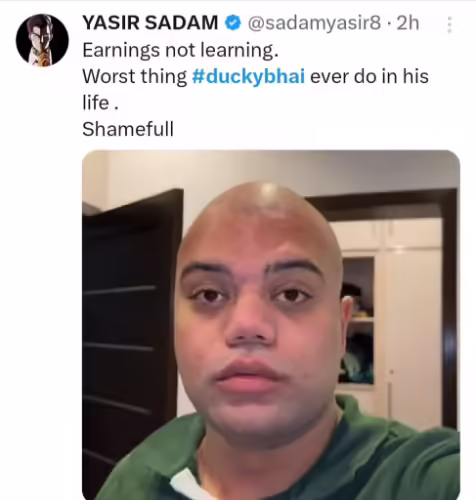 Memes Pour Out As Ducky Bhai Debuts Shaved Head