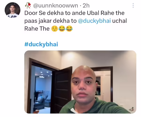 Memes Pour Out As Ducky Bhai Debuts Shaved Head