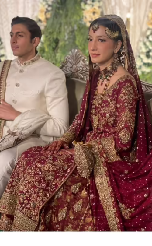 HD pictures from Saleem Sheikh’s daughter Nashmiya walima ceremony