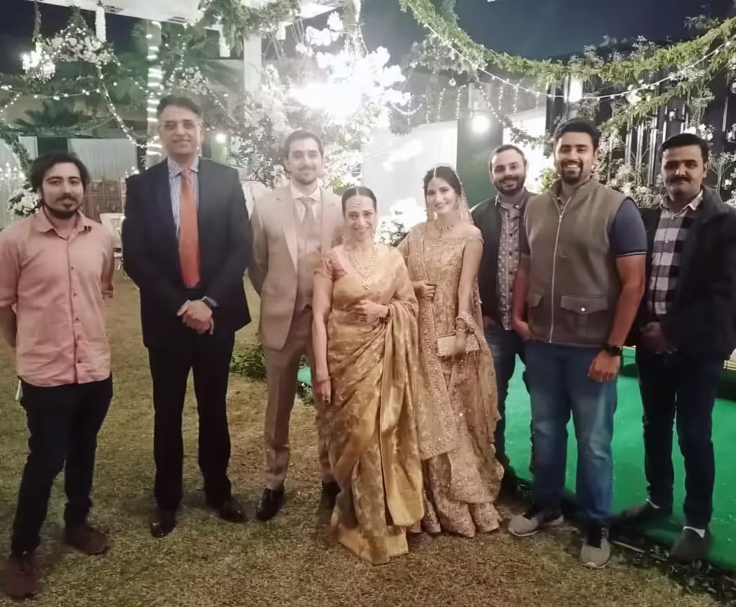 Exclusive Wedding Pictures Of Asad Umar Son Asif Umar And Qirat Asif
