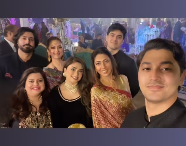 Nauman Ijaz Family Pictures From A Wedding