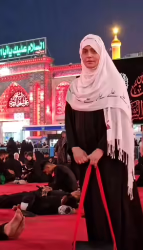 Sadia Imam New Pictures From Karbala, Iraq