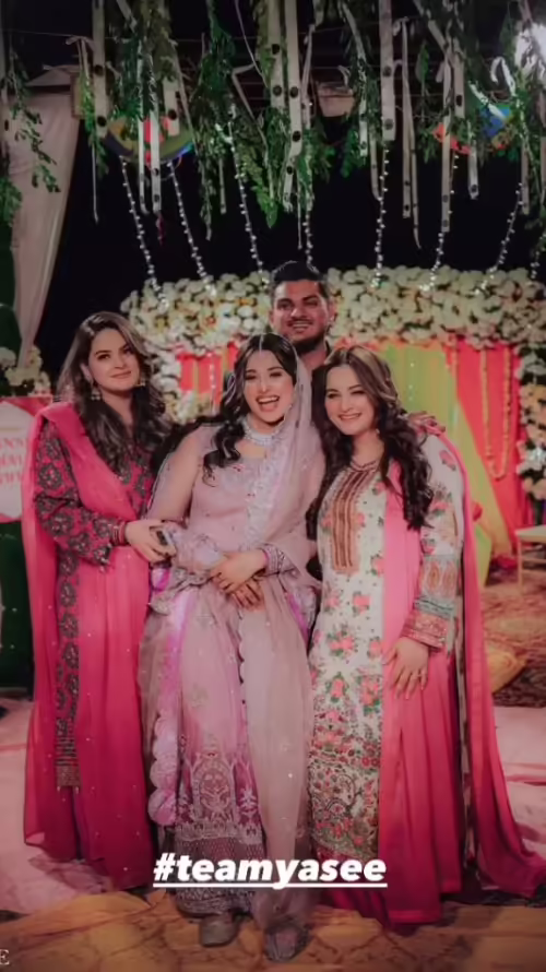 Aiman And Minal Khan's Brother Maaz Khan's HD Dholki Pictures