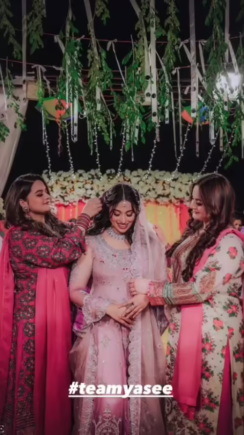 Aiman And Minal Khan's Brother Maaz Khan's HD Dholki Pictures