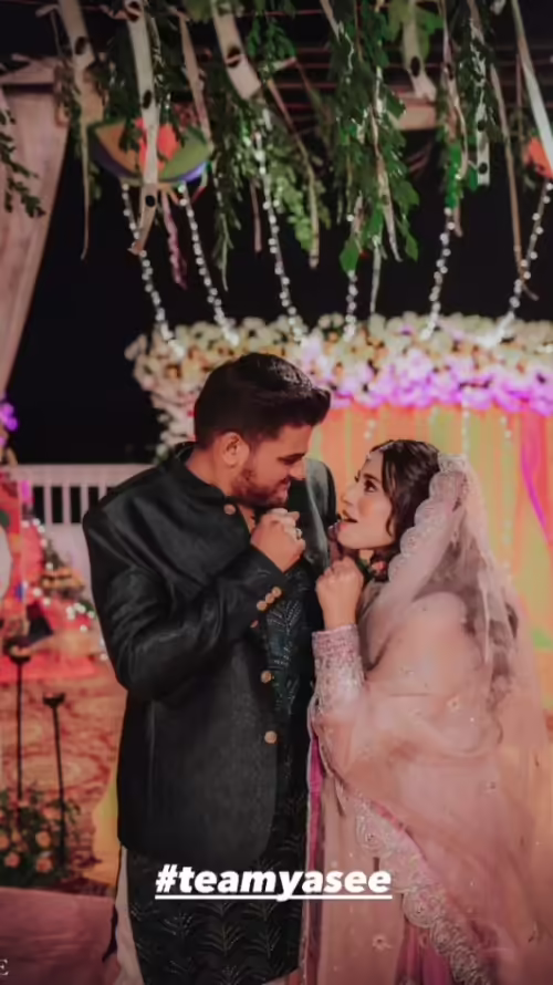 Aiman And Minal Khan's Brother Maaz Khan's HD Dholki Pictures