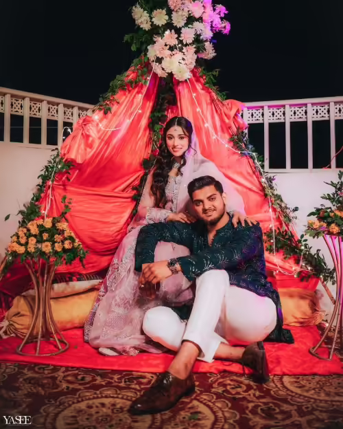 Aiman And Minal Khan's Brother Maaz Khan's HD Dholki Pictures